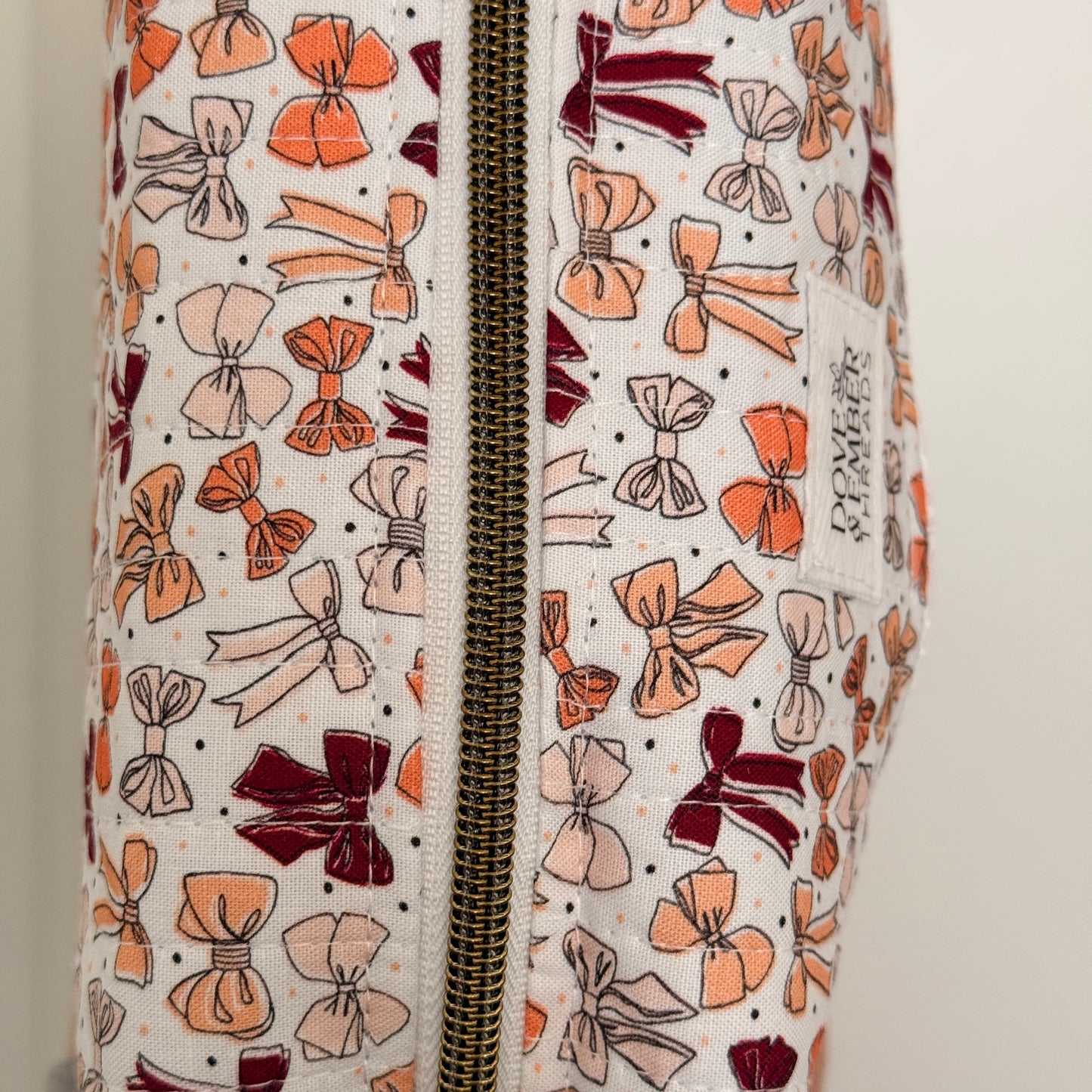 Diaper & Wipe Pouch – Rustic Bows/White Vine (Limited)