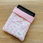 Book & E-Reader Sleeve – Pink Bow/Stripe - Small