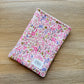 Book & E-Reader Sleeve – Pink Meadow/White - Small