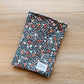 Book & E-Reader Sleeve – Midnight Garden/Tan Gingham - Small